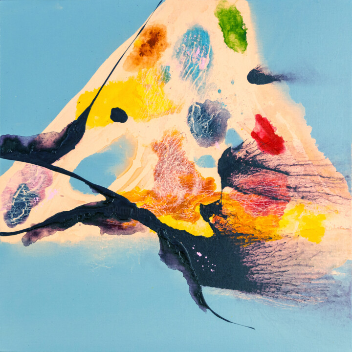 Peinture intitulée "Origins of life" par Weronika Dylag, Œuvre d'art originale, Acrylique Monté sur Châssis en bois