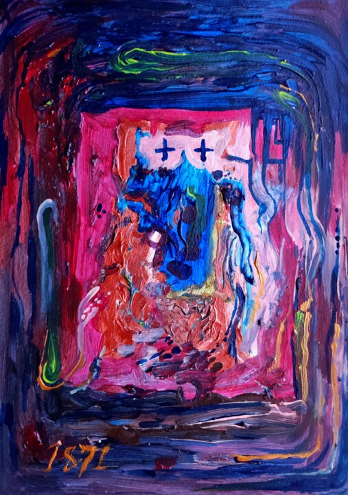 1871 绘画, 11.8x7.9 in