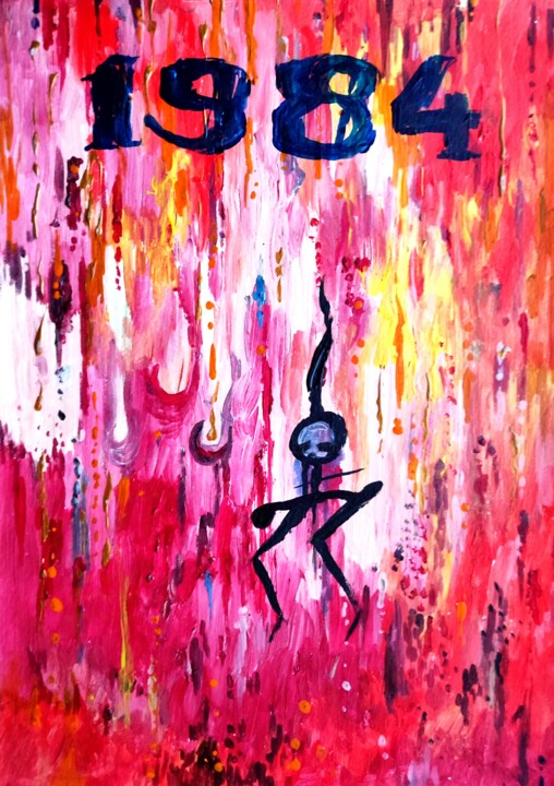 1984 绘画, 11.8x7.9 in