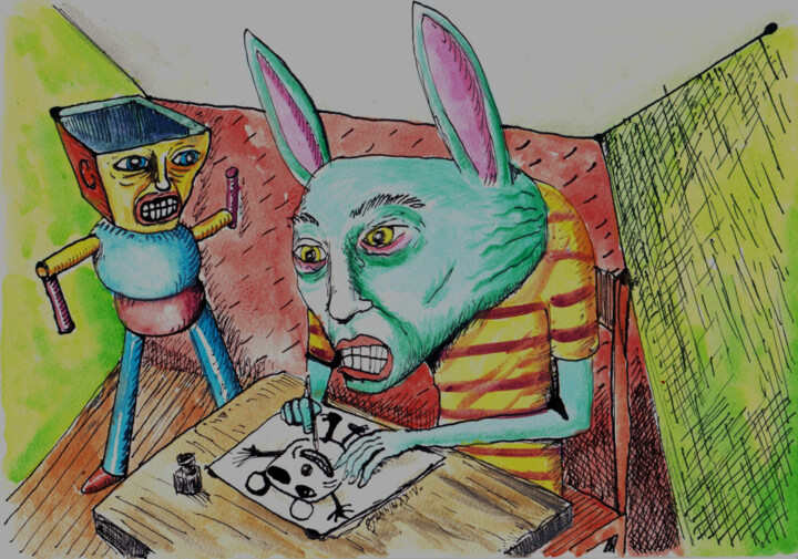 Desenho,  8,3x11,7 in 