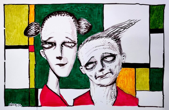 图画,  8.3x11.8 in 