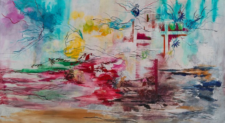 Painting titled "2025" by Atignas Art, Original Artwork, Acrylic