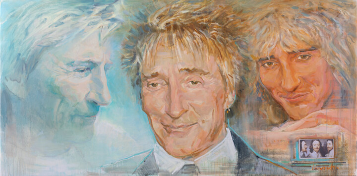 Schilderij getiteld "Levich - van Dyck S…" door Alexander Levich, Origineel Kunstwerk, Olie