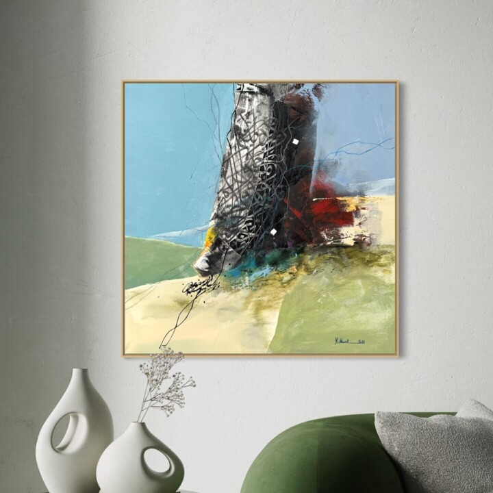 Œuvre présentée encadrée