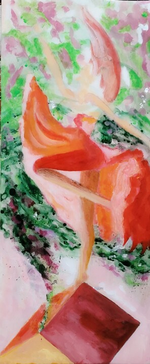 绘画,  21.7x9.1 in 