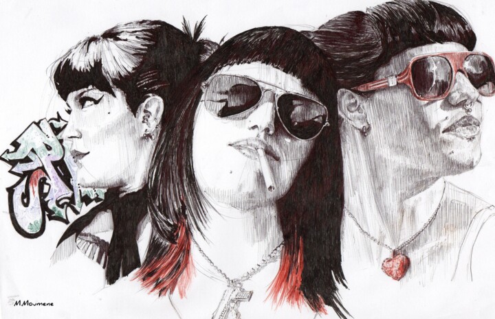 TRIO 图画, 8.3x116.9 in
