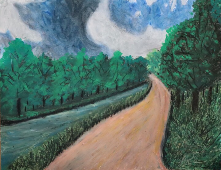 Going home Schilderij, 12x16 in