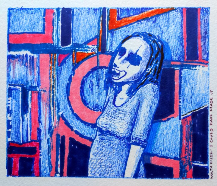 图画,  5.9x7.9 in 