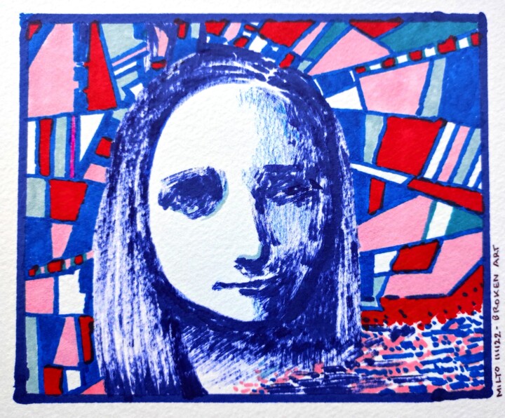 Broken art Resim, 5,9x7,9 in