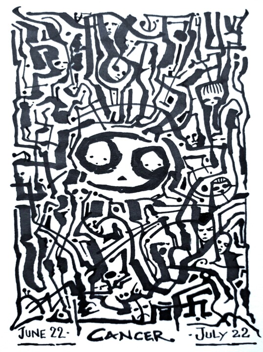 Cancer Resim, 8,3x5,9 in