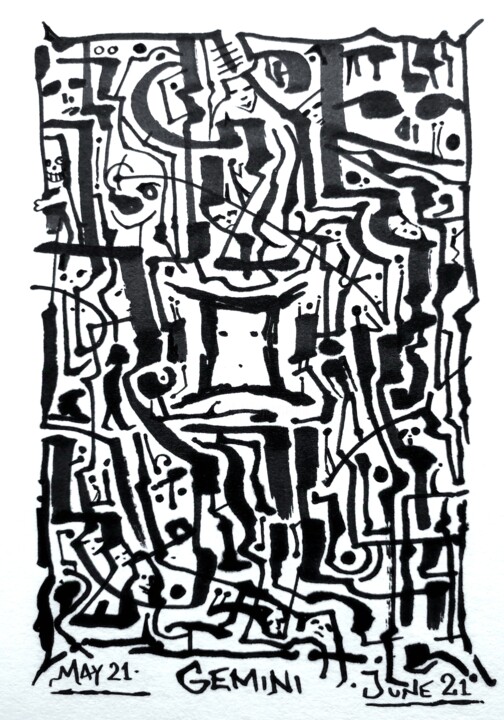 Gemini 图画, 8.3x5.9 in