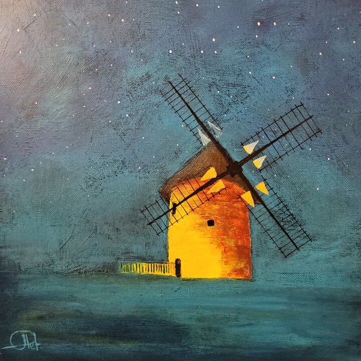 Schilderij,  11,8x11,8 in 