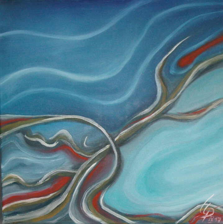 Painting,  19.7x19.7 in 