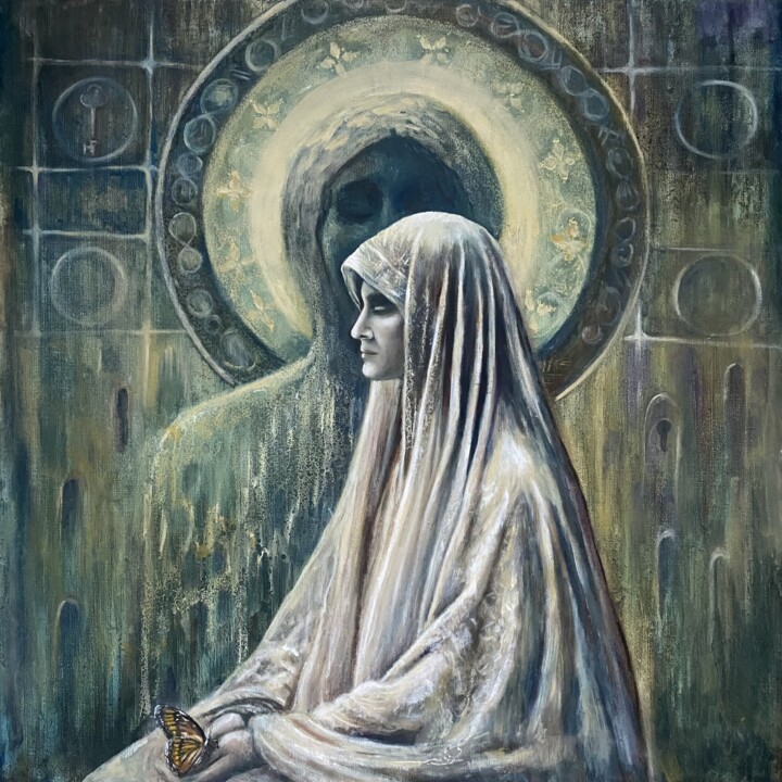 The Mystery 绘画, 31.5x31.5 in