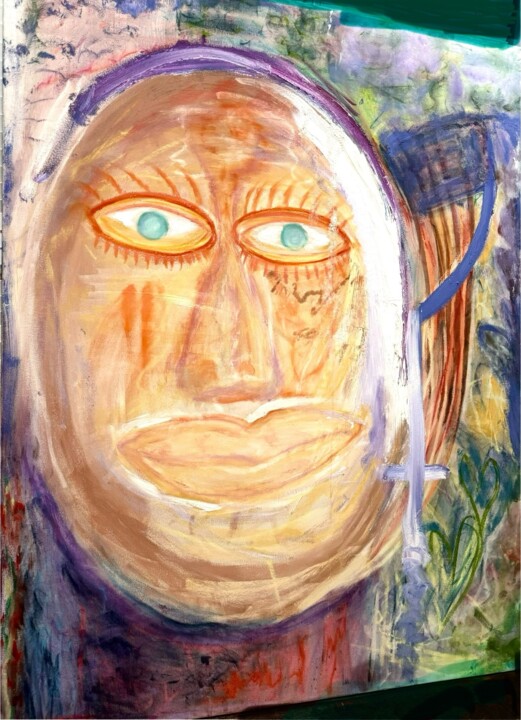 Quel est le problème Schilderij, 60x72 in