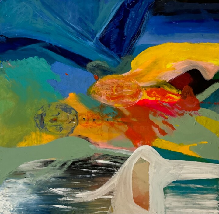 Chronic Symphonies 绘画, 48x48 in