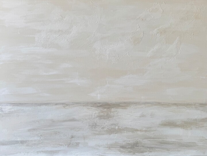 Painting titled "Abstraction “Nega”" by Alla Ai, Original Artwork, Acrylic Mounted on Wood Stretcher frame