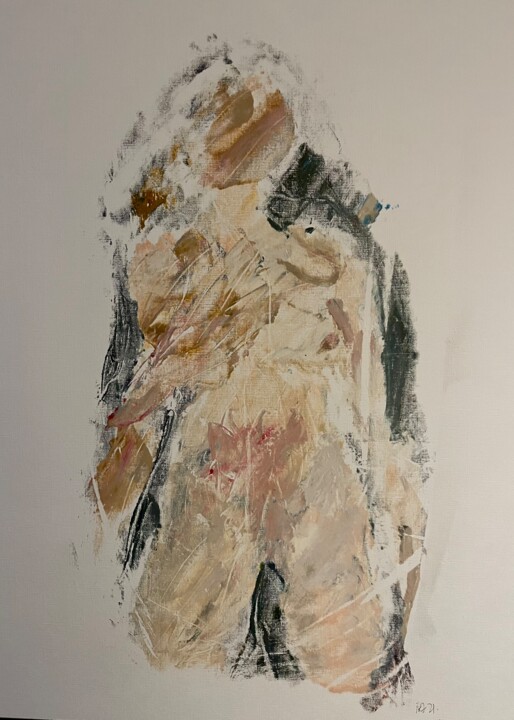 La Belle Amoureuse 绘画, 25.6x19.7 in