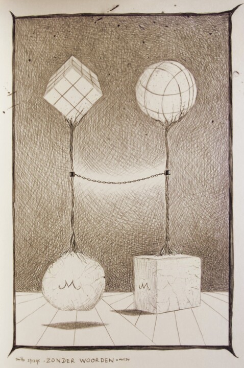 图画,  11.8x7.9 in 