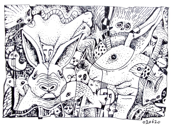 图画,  5.9x7.9 in 