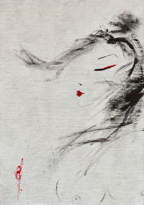 绘画,  8.3x5.7 in 