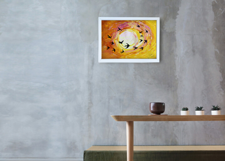 Work presented framed