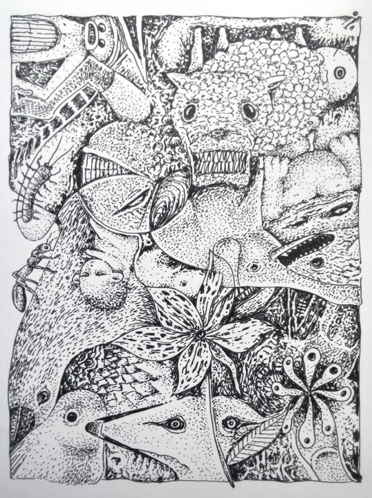 Infinity Zoo straight up 5 图画, 8.3x5.9 in