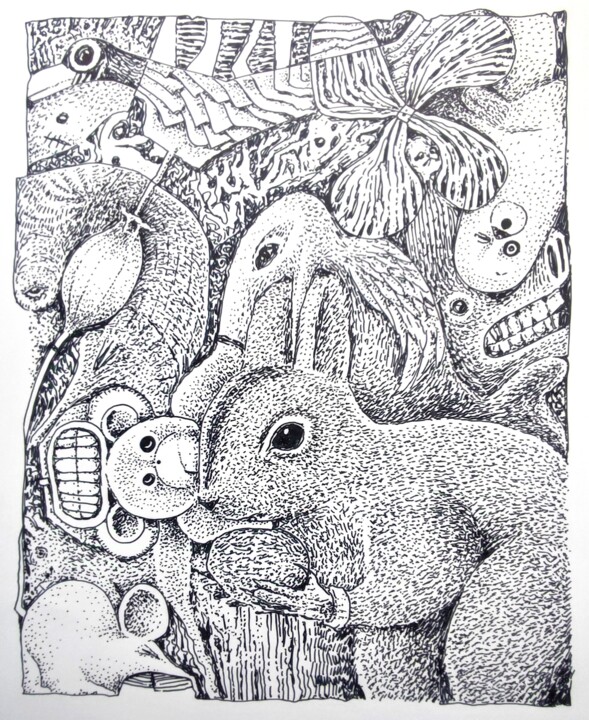 图画,  8.3x5.9 in 