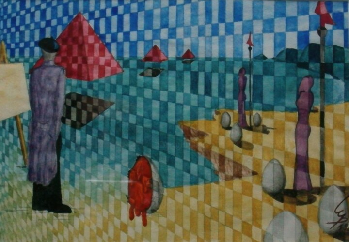 绘画,  7.9x11.8 in 