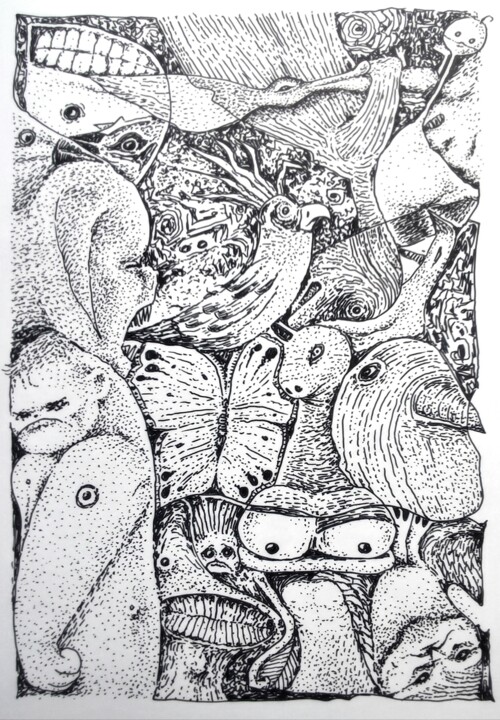 Infinity Zoo straight up 19 图画, 8.3x5.9 in