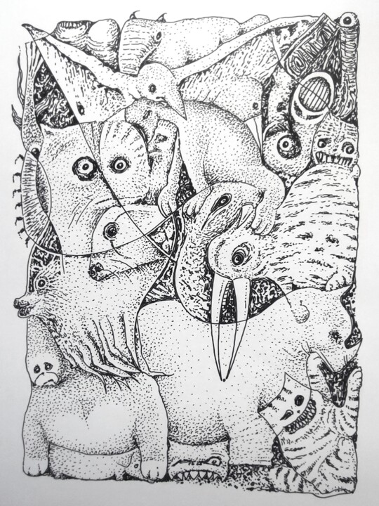 Infinity Zoo straight up 23 图画, 8.3x5.9 in