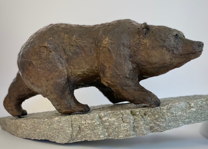 Grizzli Escultura, 5,5x4,7 in