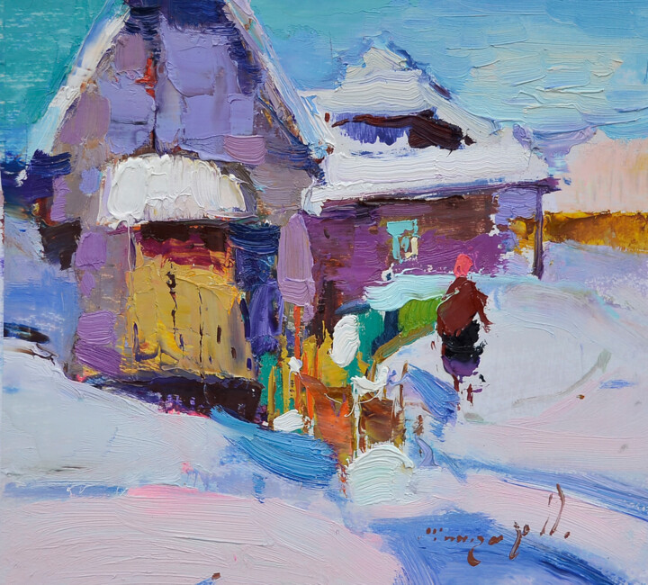 In the Yard 2018 Malarstwo, 12,2x14,2 in