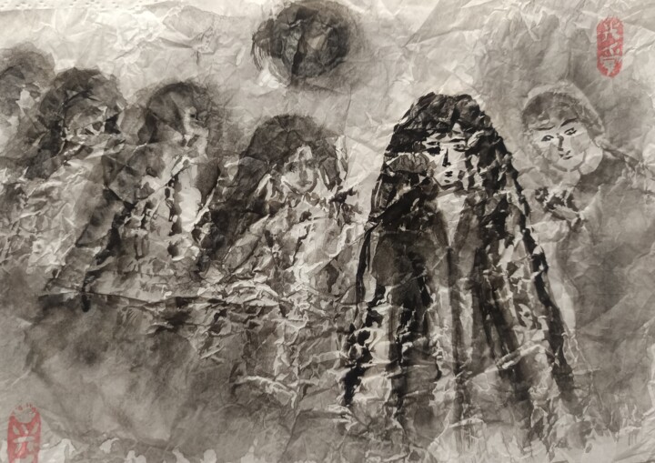 图画,  9.8x5.9 in 