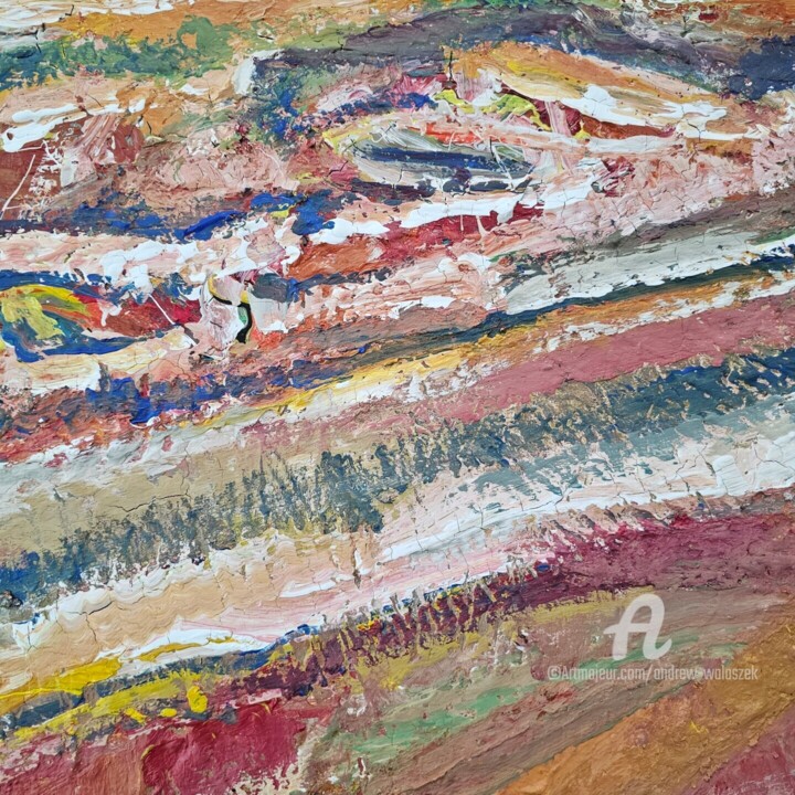 Artwork's surface or texture