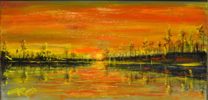 Seescape, Puerto Vallarta, Mexico, Painting, 12.3x24.6 in