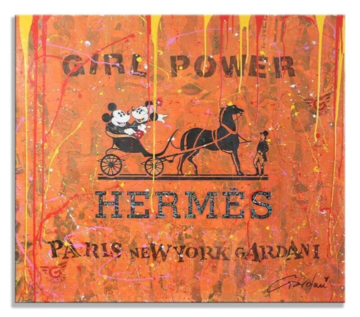 Hermes Girl Power Pintura, 39x48 in