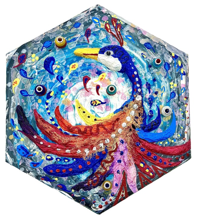 Carnival 绘画, 11.8x10.2 in