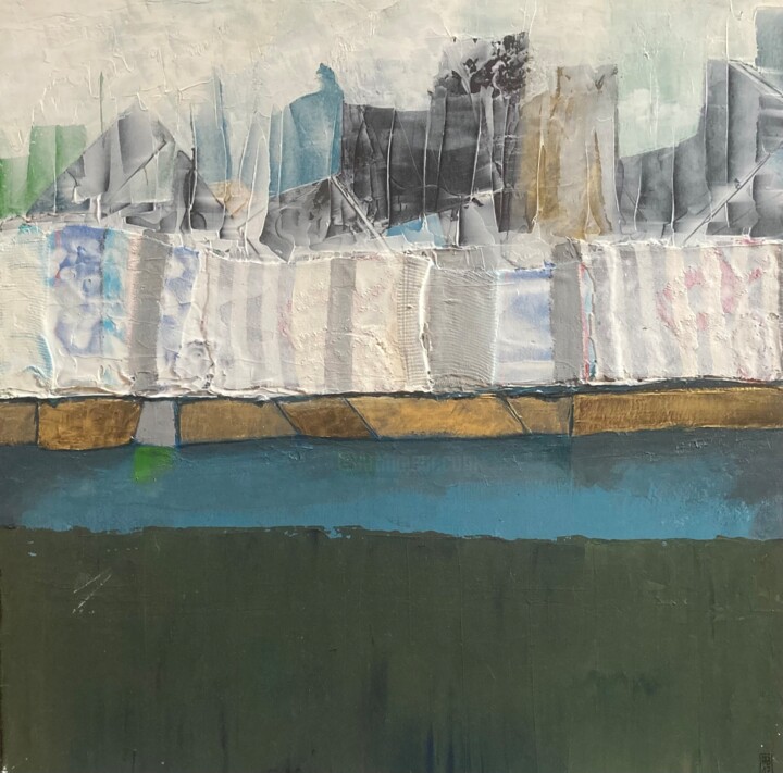 Chaussettes ville 绘画, 19.7x19.7 in