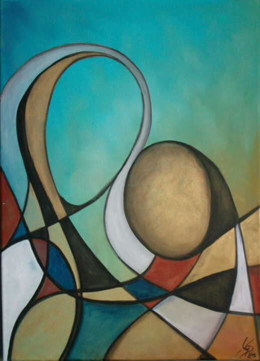 Paar 绘画, 27.6x19.7 in