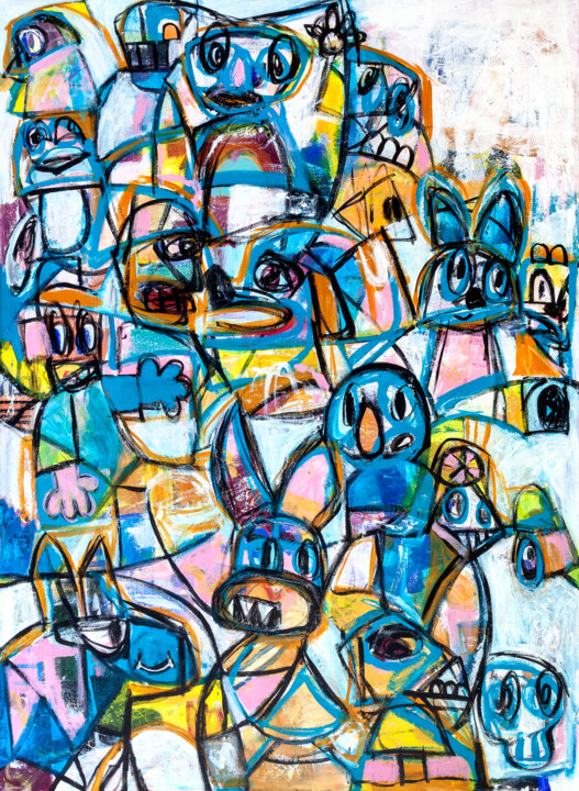 绘画,  59.1x43.3 in 