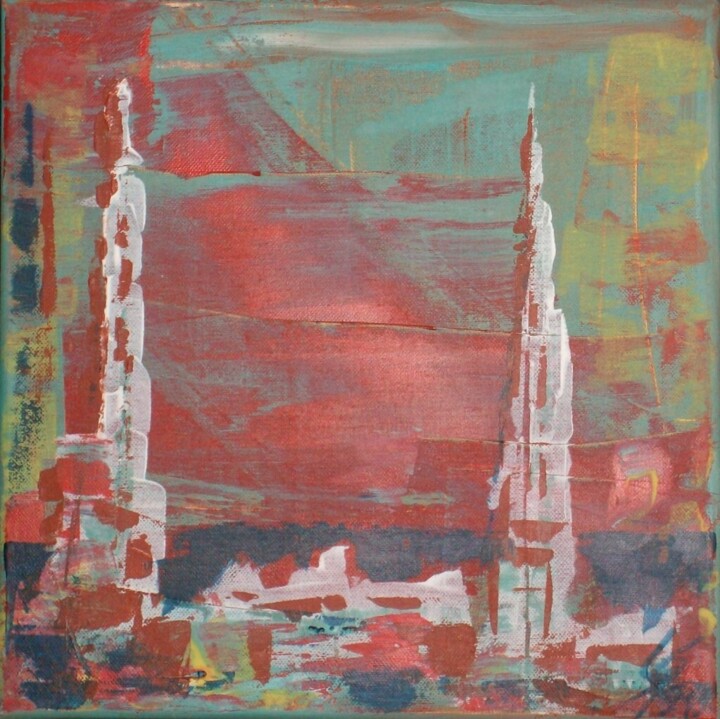 Skyline 绘画, 11.8x11.8 in