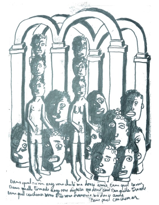 Dans quel ravin 图画, 59.1x47.2 in