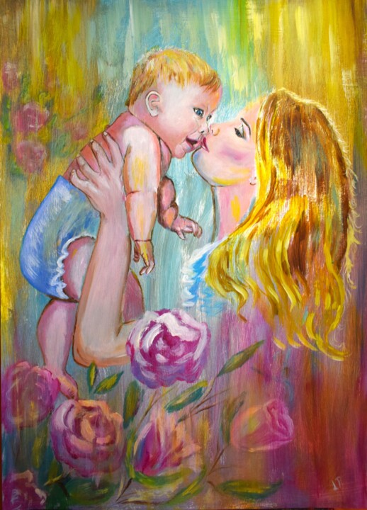 Freude der Mutterschaft Tablo, 27,6x19,7 in