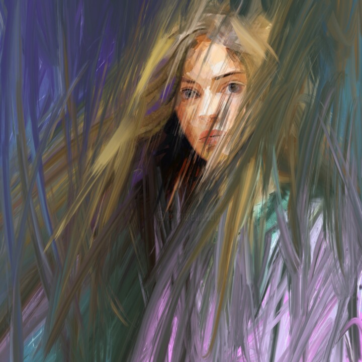 Woman portrait 1 数字艺术