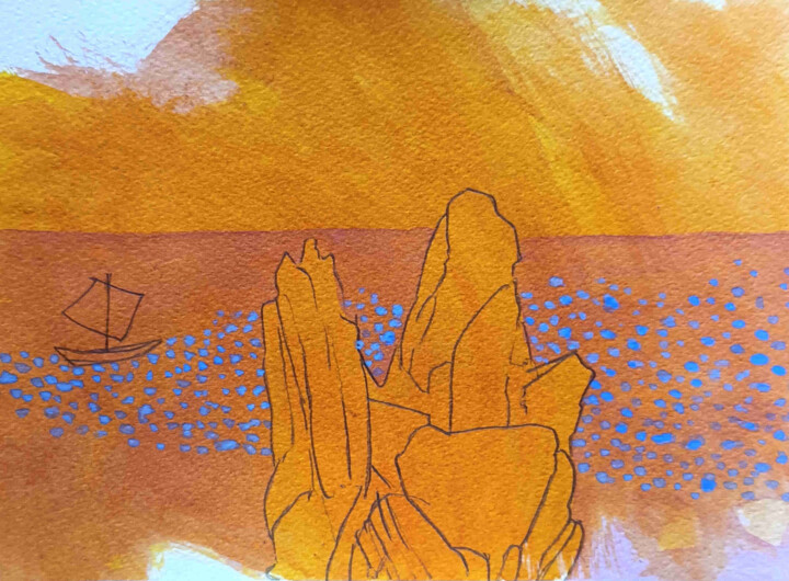 图画,  7.1x9.5 in 