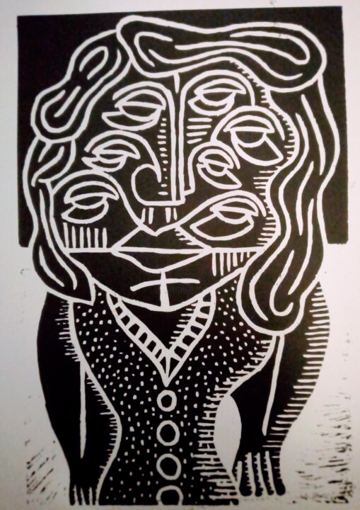 Vierge 印花与版画, 6.7x5.1 in
