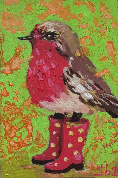 绘画,  5.9x3.9 in 