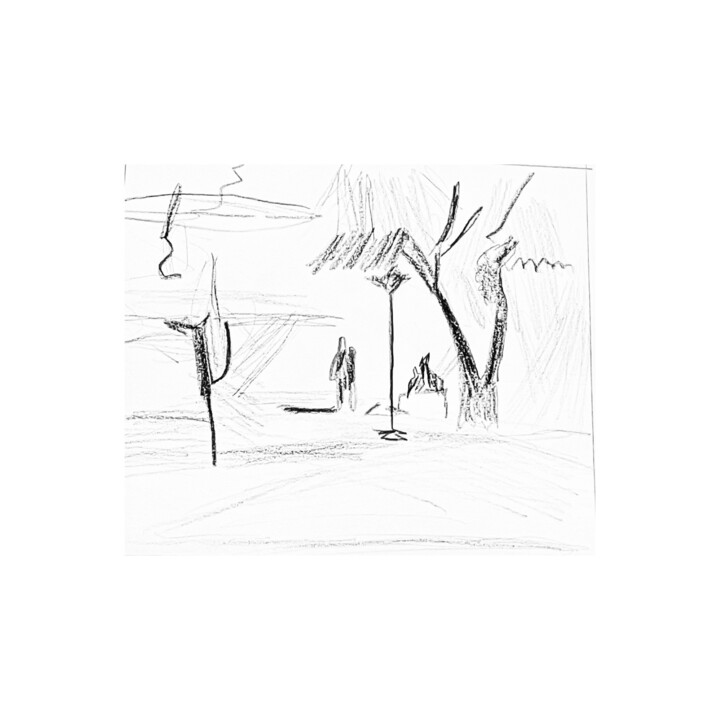 Landscape Resim, 9,8x11,8 in
