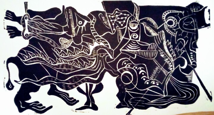 Astromorphe 2 印花与版画, 5.9x13.4 in